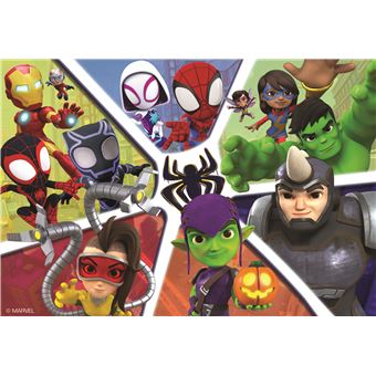 Pack 2 puzzles x 24 pièces Ravensburger Spidey