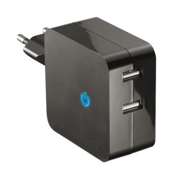 Chargeur secteur Double USB 2.1A Temium