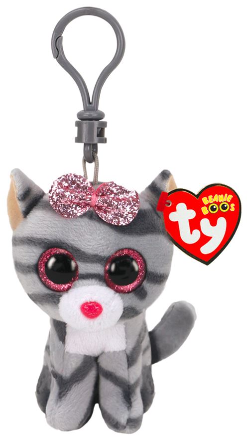 Porte-clés Ty Beanie Boo's Kiki Le chat 7 cm