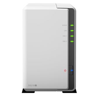 Serveur NAS Synology DiskStation DS218j 2 baies 512 Mo Blanc