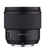 Objectif hybride Samyang AF 75mm f/1.8 noir pour Fuji X