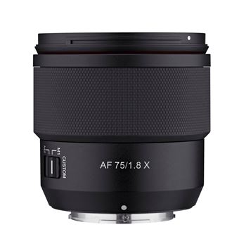 Objectif hybride Samyang AF 75mm f/1.8 noir pour Fuji X