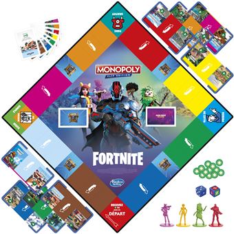 Jeu classique Monopoly Flip Edition Fortnite