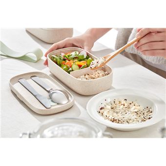 Lunch Box To Go Organic 1 Box Lékué 301030V19M016 Beige