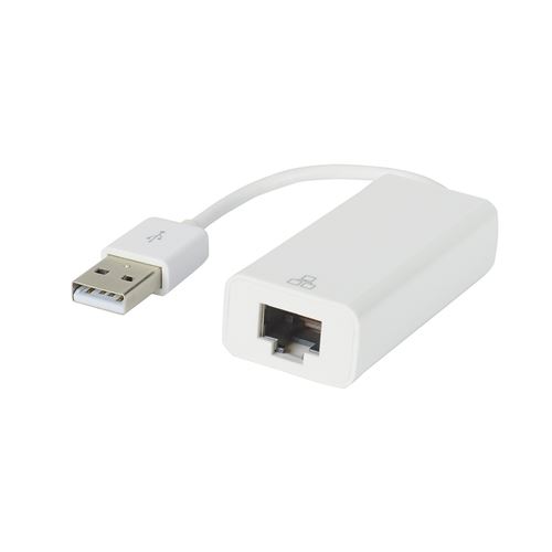 Adaptateur USB vers Ethernet RJ-45 On Earz Mobile Gear Blanc