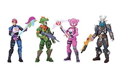 Pack 4 Figurines Fortnite Squad Mode Solo 10 cm