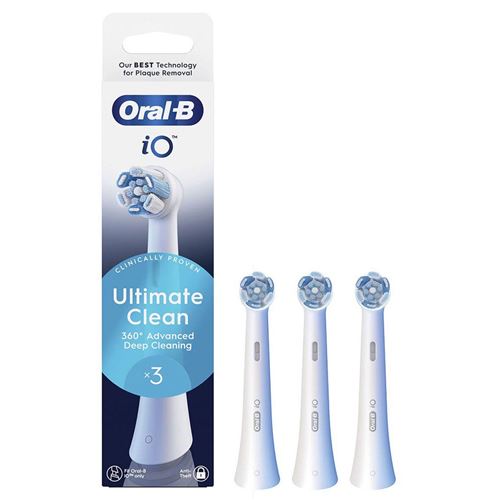 Oral B Accessoire Dentaire Oral-B Io Ultimate Clean Blanche X3
