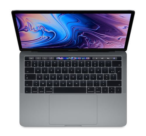 Apple Macbook Pro 13.3'' Touch Bar 1 To Ssd 16 Go Ram Intel Core I7 Quadricœur à 2,7 Ghz Gris Sidéral
