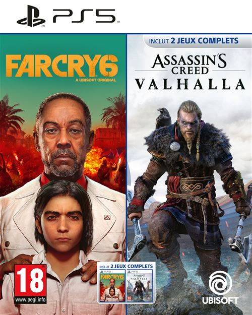 Compilation Assassin'S Creed Valhalla + Far Cry 6 - Playstation 5