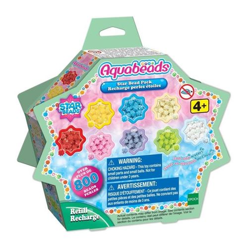 Aquabeads - Recharge pastel de 800 perles pour loisirs créatifs pour enfants  à partir de 4 ans bleu - Aquabeads
