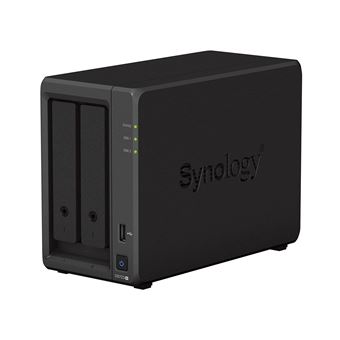 Synology Disk Station DS723+ - Serveur NAS - 2 Baies - RAID RAID 0, 1, JBOD - RAM 2 Go - Gigabit Ethernet - iSCSI support