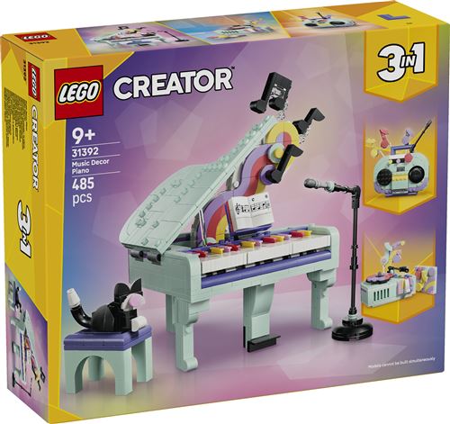 LEGO® Creator 31392 Décoration musicale : piano et chat