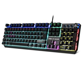 Clavier mécanique Spirit of Gamer RGB Xpert K400 Noir