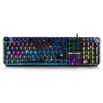 Clavier mécanique Spirit of Gamer RGB Xpert K400 Noir