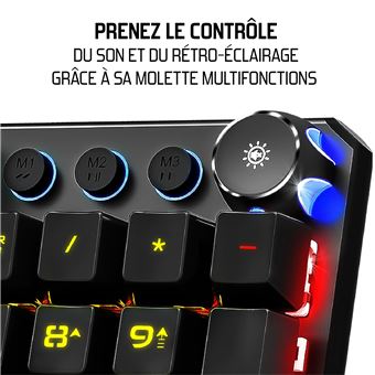 Clavier mécanique Spirit of Gamer RGB Xpert K400 Noir