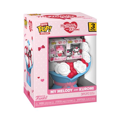 Figurines Funko Bitty Pop Bouquet Sanrio Valentines My Melody & Kuromi