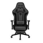 Chaise gaming Andaseat Jungle 2 Footrest Edition Noir