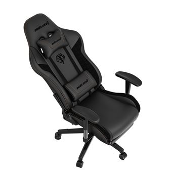 Chaise gaming Andaseat Jungle 2 Footrest Edition Noir