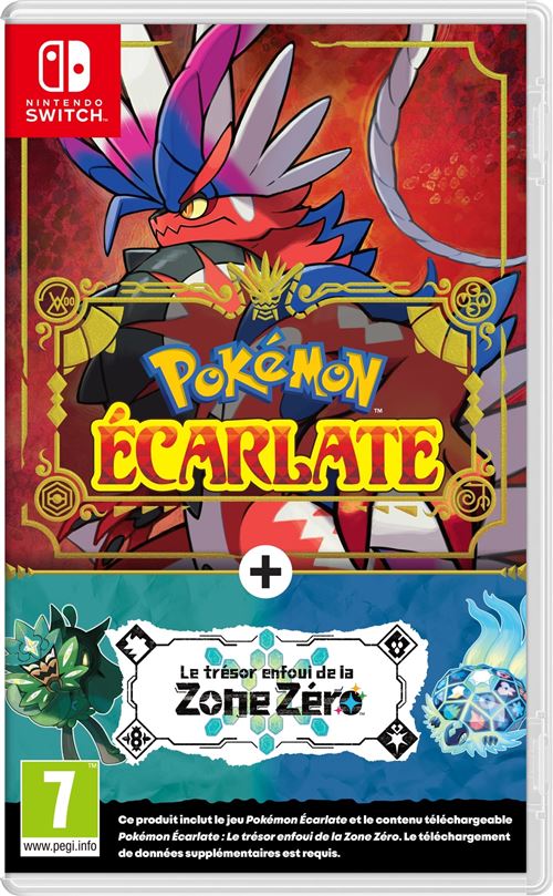 Nintendo France Pack Pokémon Écarlate + Le Trésor Enfoui De La Zone Zéro Nintendo Switch