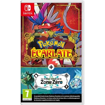 Pack Pokémon Écarlate + Le trésor enfoui de la Zone Zéro Nintendo Switch