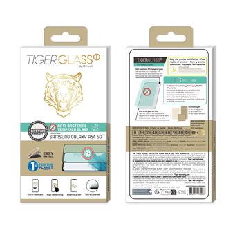 Verre Trempé TigerGlass Antibactérien pour Samsung Galaxy A54 5G Transparent