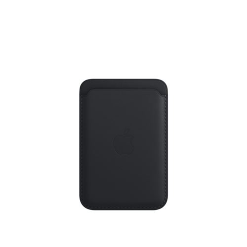 Porte-Cartes En Cuir Apple Avec Magsafe Pour iPhone Minuit