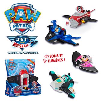 Véhicule et figurine Pat Patrouille Jet To The Rescue Modèle aléatoire
