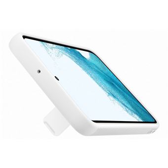 Coque renforcée Fonction stand pour Samsung Galaxy S22 Blanc