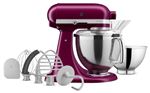 Robot pâtissier à tête inclinable KitchenAid Artisan 5KSM195PSEBE 300 W Betterave