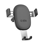 Support pour voiture SBS Gravity avec clip pour grille d'aération Noir