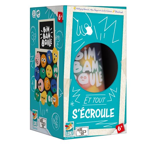 Jeu D'adresse Iello 70354 – Bim Bam Boule, 4 Joueurs, 6 Ans+