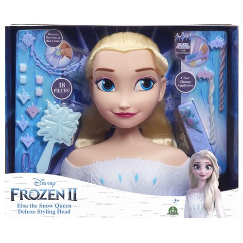 Tête à coiffer Deluxe Disney Princesses Frozen La Reine des Neiges 2 Elsa