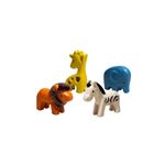 Jouet en bois Plan Toys 4 Figurines animaux de la savane