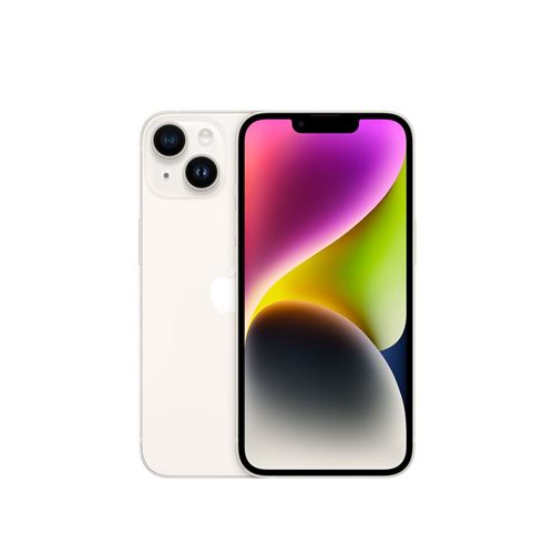 iPhone 14 6.1 5G Double SIM 256 Go Lumière stellaire