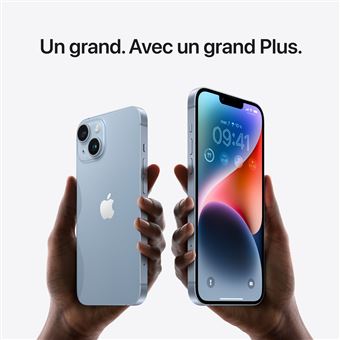 iPhone 14 6.1" 5G Double SIM 256 Go Lumière stellaire