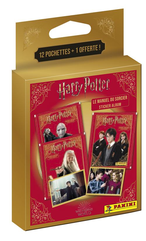 Blister de 13 pochettes Panini Le manuel du sorcier Harry Potter