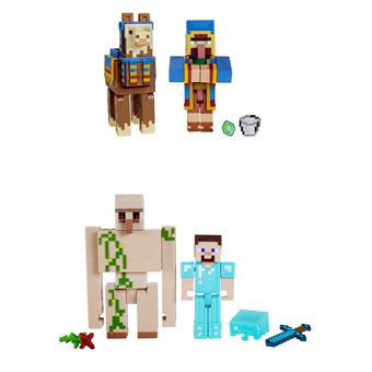 Pack de 2 Figurines Minecraft 8 cm Modèle aléatoire