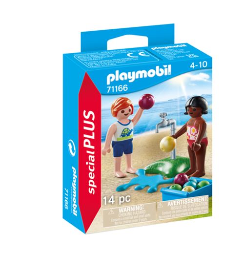 Enfants Et Ballons D'eau 71166 Playmobil La Boîte