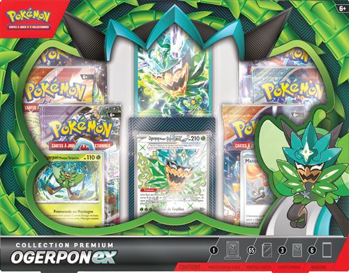 Pokemon - Coffret Premium Ogerpon-ex - Jeu de Cartes à Collectionner - Image 3
