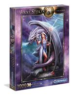 Puzzle 1000 pièces Clementoni Anne Stokes Dragon Mage