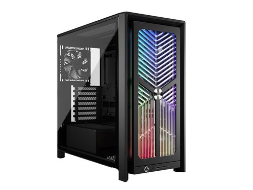 Boîtier PC gaming Corsair Frame 4000X RS moyen tour noir RGB verre trempé