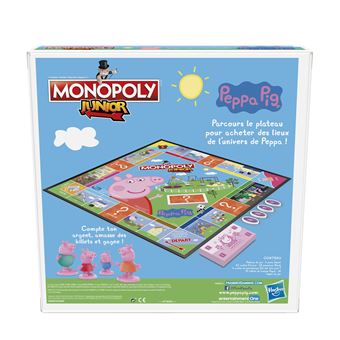 Jeu de société Hasbro Monopoly junior Peppa Pig