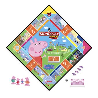 Jeu de société Hasbro Monopoly junior Peppa Pig