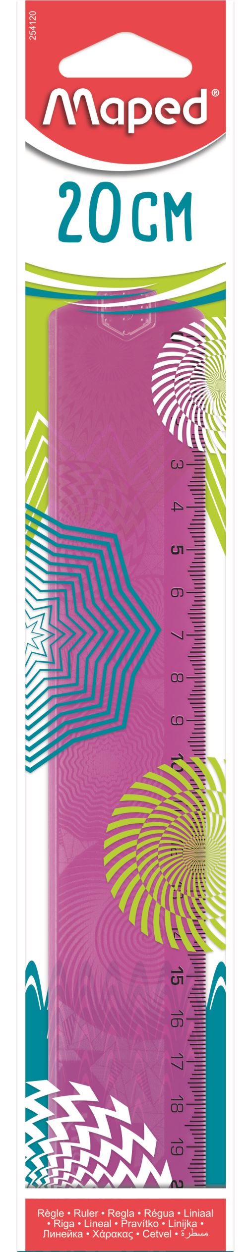 Stock Bureau - MAPED Règle plate Geo Custom Plastique 20 vm Coloris  Aléatoire