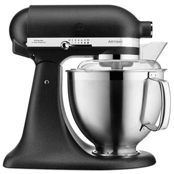 Robot pâtissier KitchenAid Artisan 5KSM185PSEBK 300 W Noir et Gris - 1