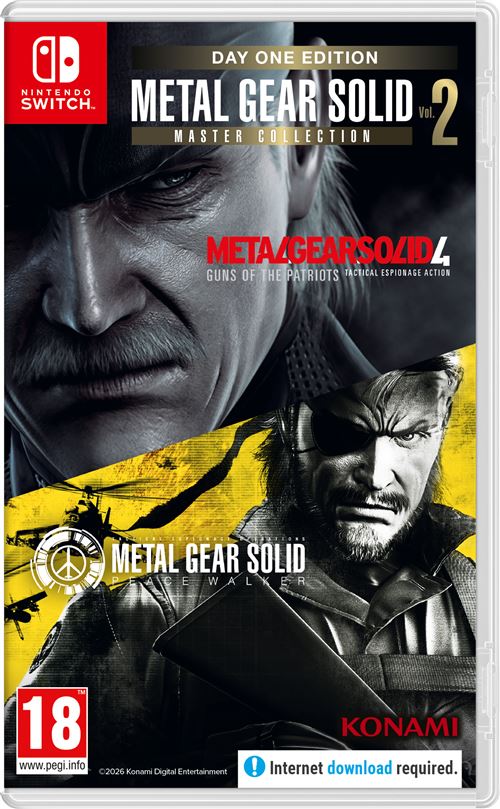 Metal Gear Solid Master Collection Vol. 2 - Day One Edition Nintendo Switch