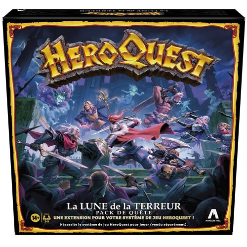 Boite de Jeu de rôles Avalon Hill HeroQuest Rise of the Dread Moon