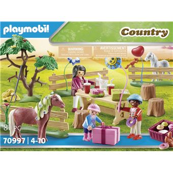 Playmobil Country 70997 Décoration fête avec poneys