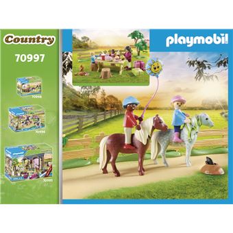 Playmobil Country 70997 Décoration fête avec poneys