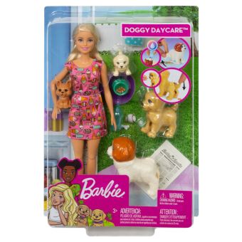 BARBIE Poupée Barbie coffret camping pas cher 